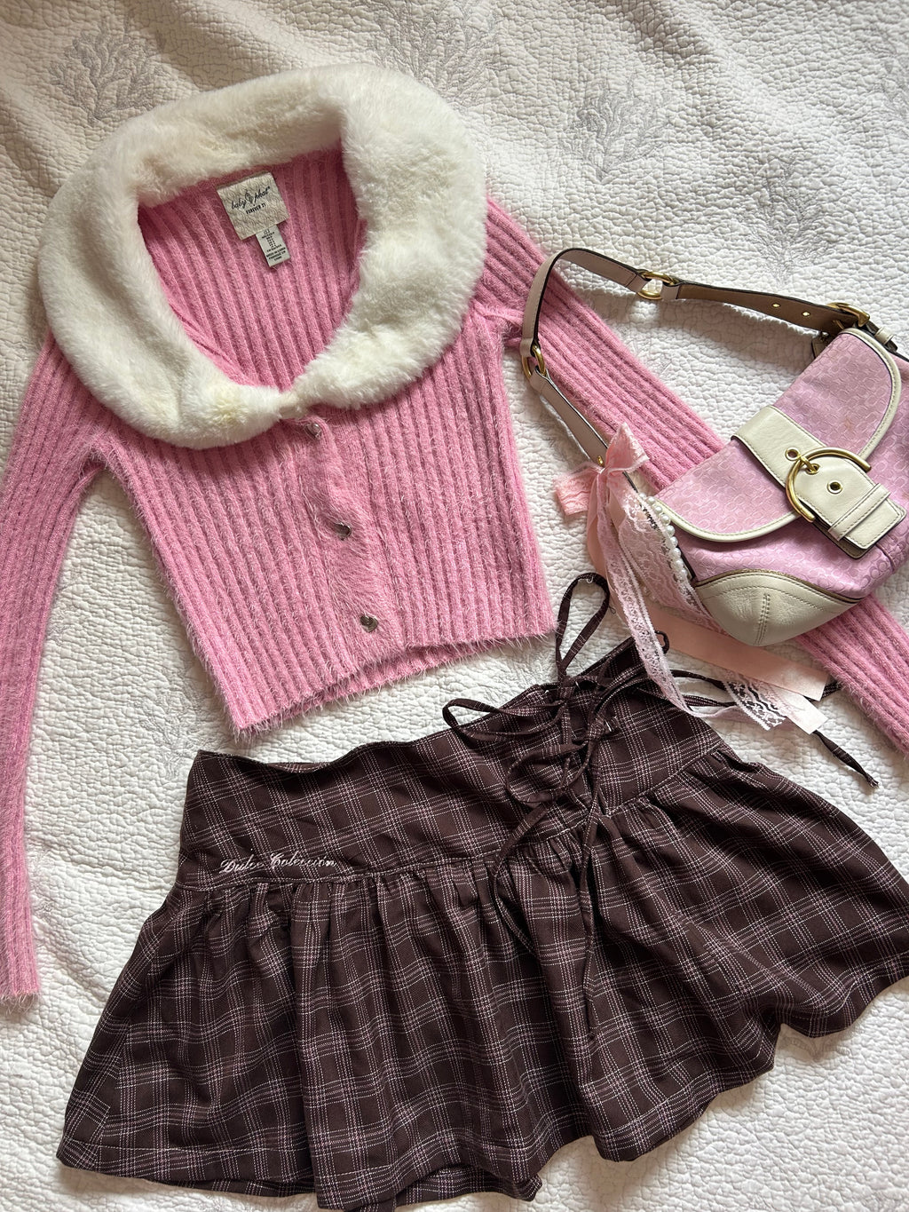 Mocha Girl Mini Skirt