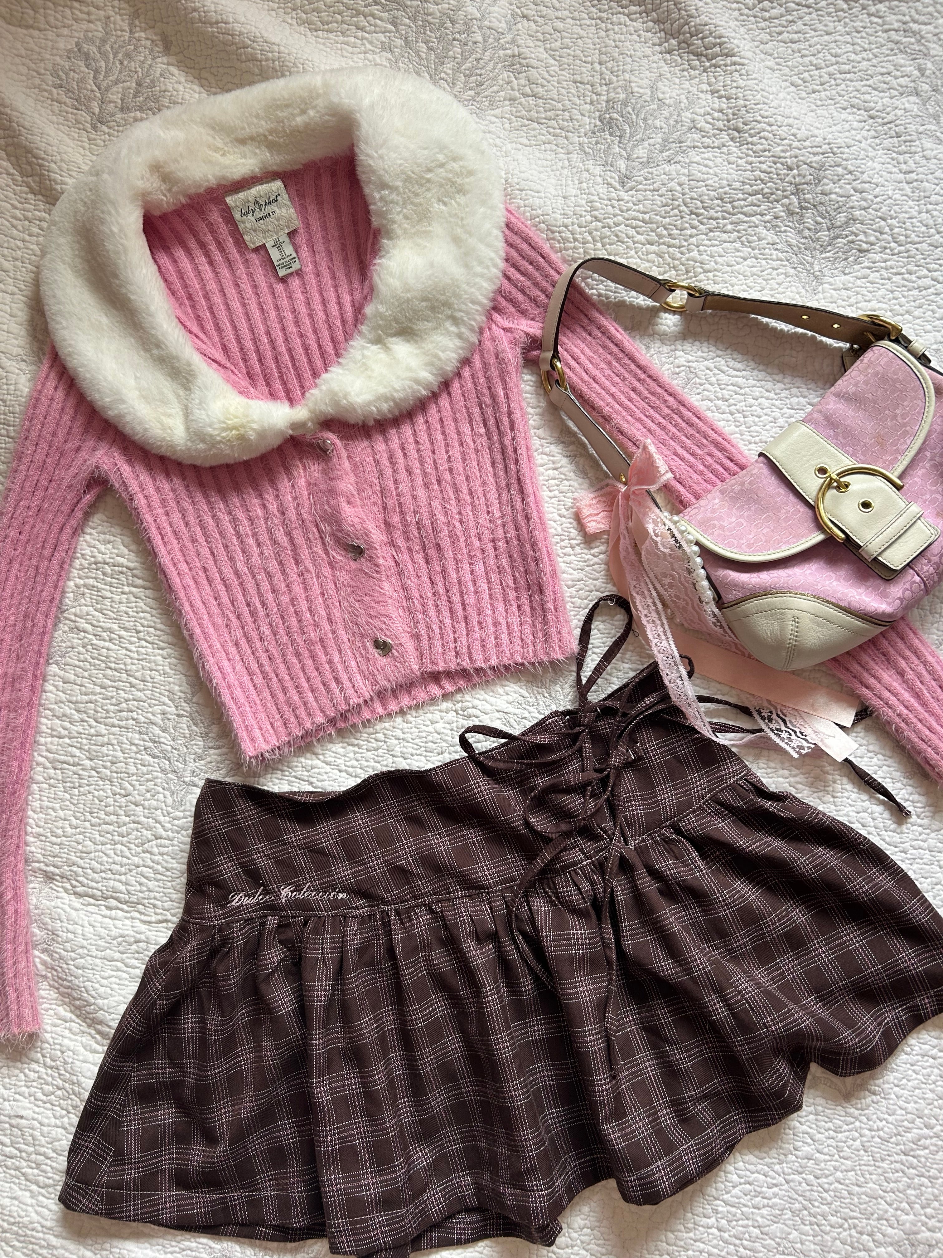 Mocha Girl Mini Skirt